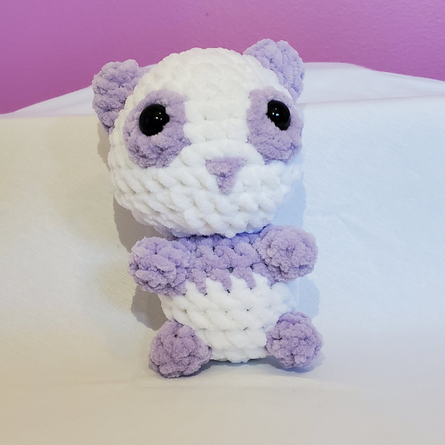 September - Handmade Plush Crocheted Panda