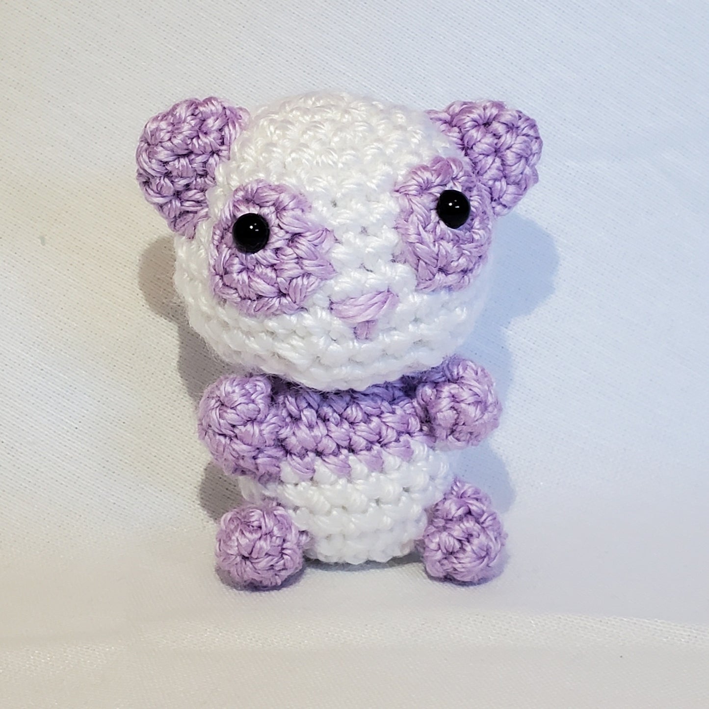 September - Handmade Crocheted Panda - 3”