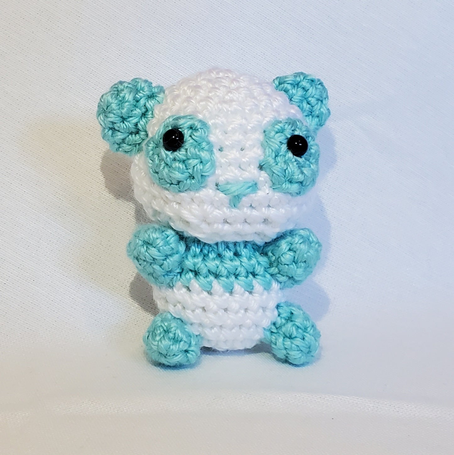 September - Handmade Crocheted Panda - 3”
