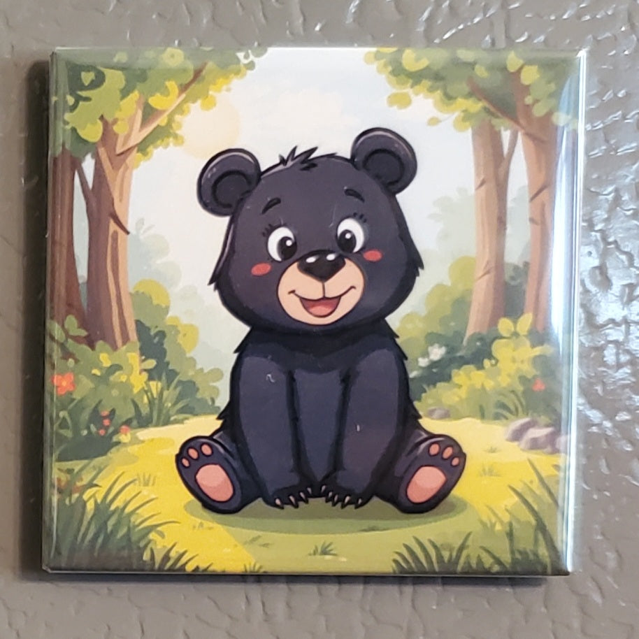 Cartoon Forest Wildlife Magnets