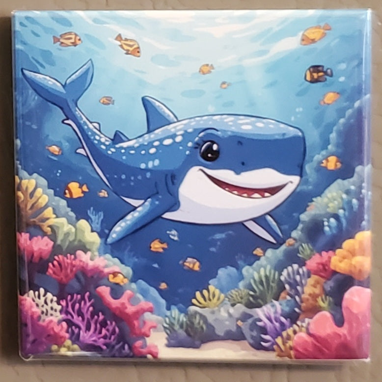 Cartoon Sea Creature Magnets