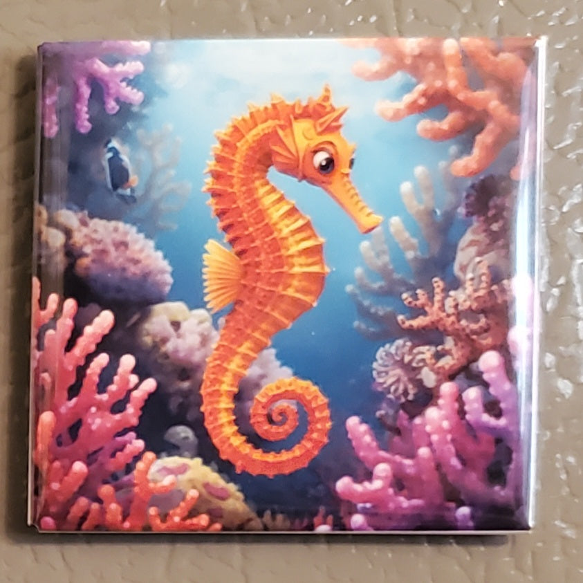 Cartoon Sea Creature Magnets