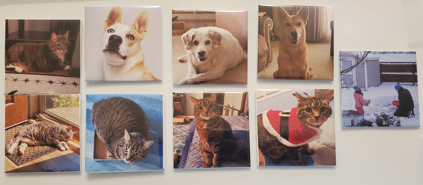 Custom Photo Magnet 2”x2”