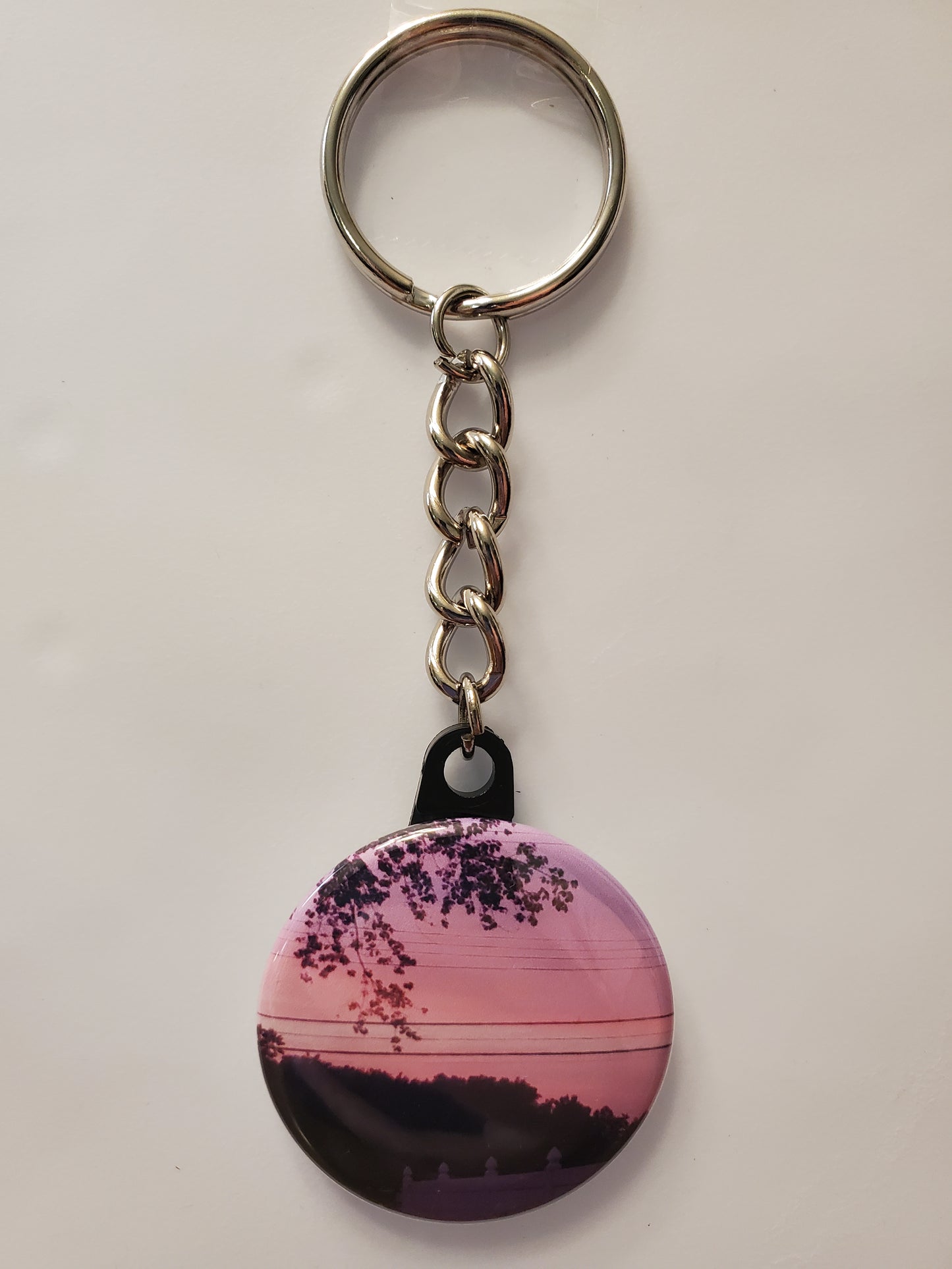 1.5" Round Photo Keychain - Nature & Pet Designs