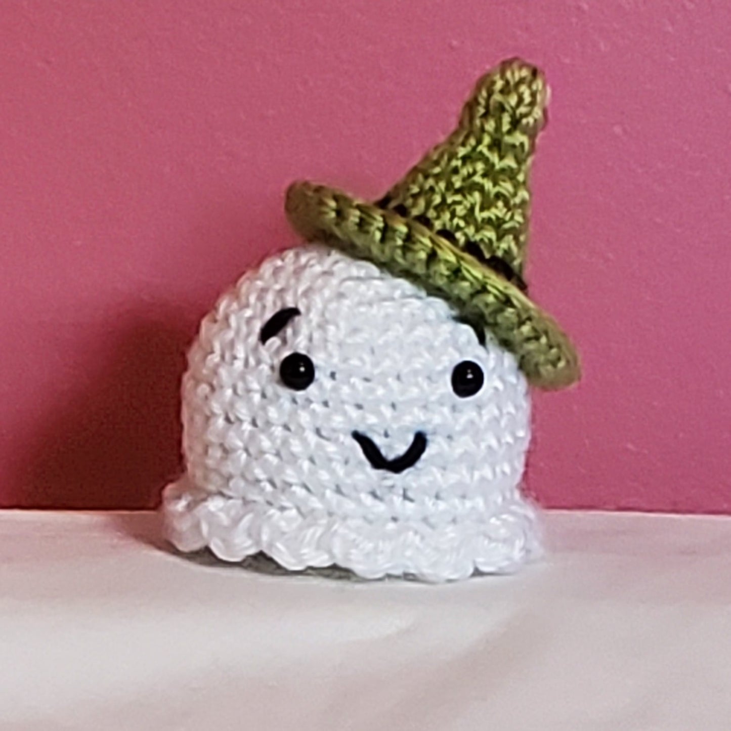 Handmade Crocheted Ghost - 3.5” - October