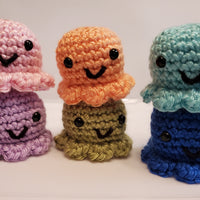 Handmade Crocheted Octo - 1.5” - Available in 6 colors