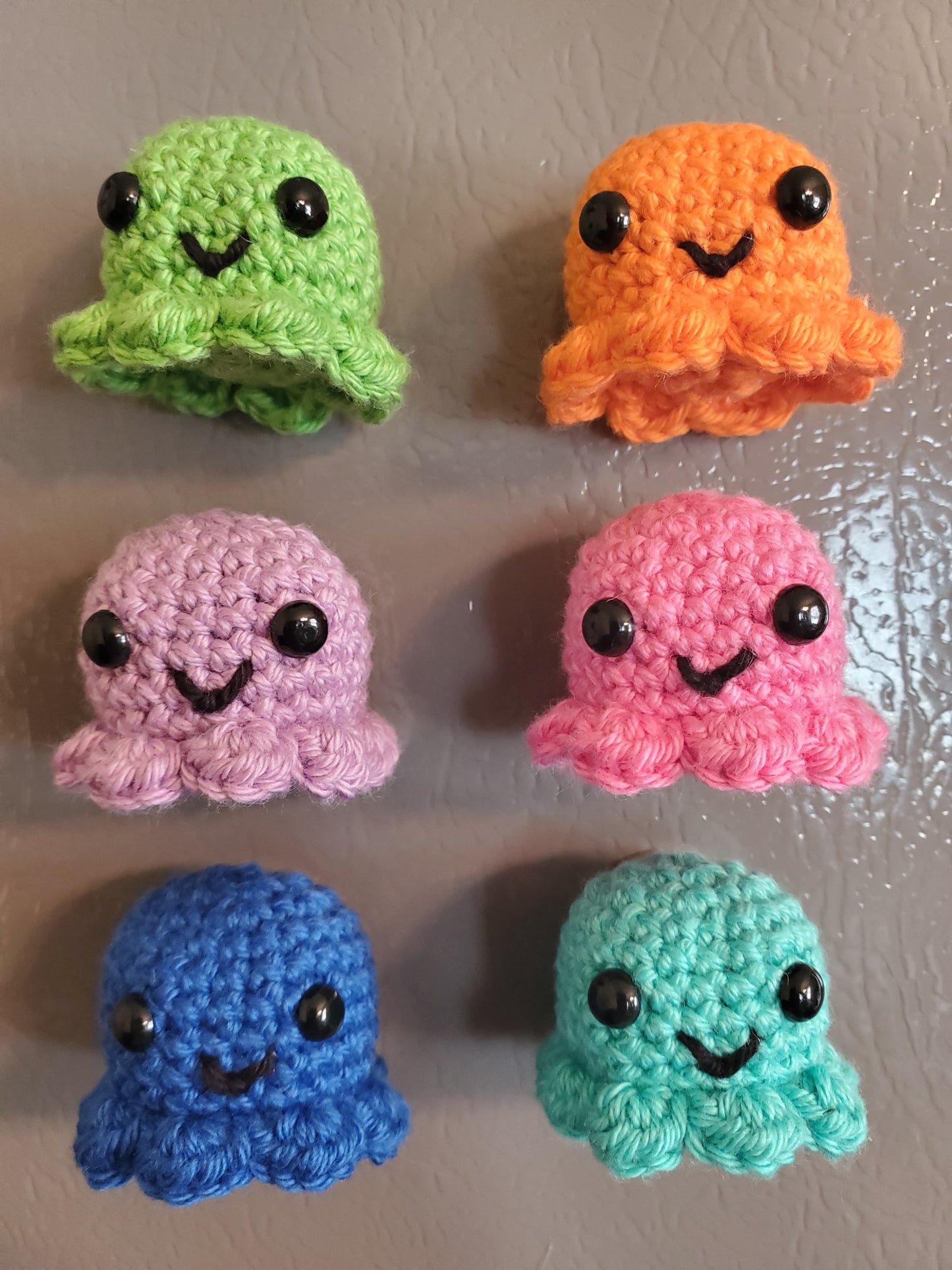 Handmade Crocheted Octo - Magnetic - Available in 6 colors