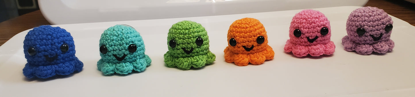 Handmade Crocheted Octo - Magnetic - Available in 6 colors