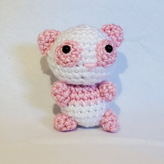 September - Handmade Crocheted Panda - 3”
