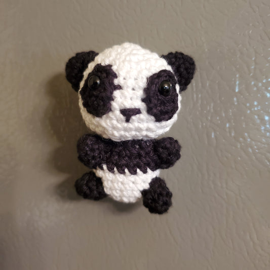 September - Handmade Magnetic Crocheted Panda