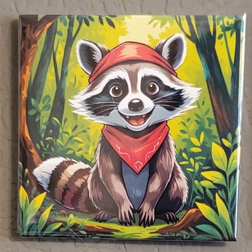 Cartoon Forest Wildlife Magnets