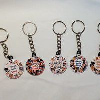 For a Cause 1.5" Round Photo Keychain - Adopt, don't shop (OOAK)
