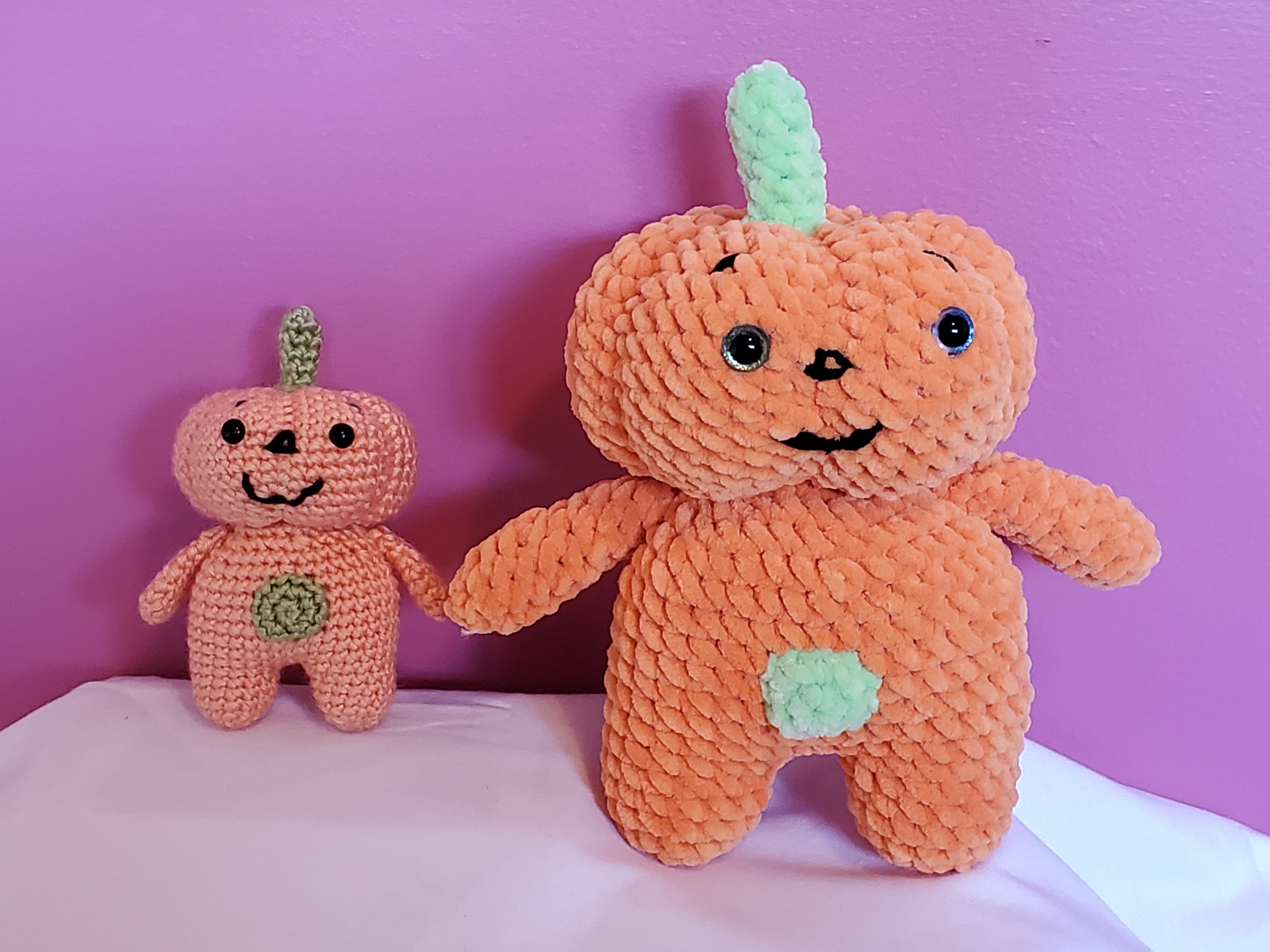 Handmade Pumpkin Doll (October)