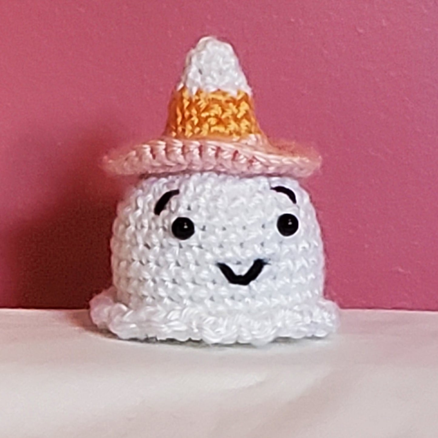 Handmade Crocheted Ghost - 3.5” - October