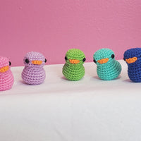 Handmade Crocheted Mini Duck - Available in 5 colors