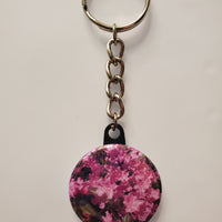 1.5" Round Photo Keychain - Nature & Pet Designs