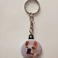 1.5" Round Photo Keychain - Nature & Pet Designs