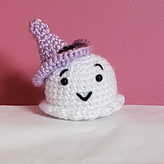 Handmade Crocheted Ghost - 3.5” - October