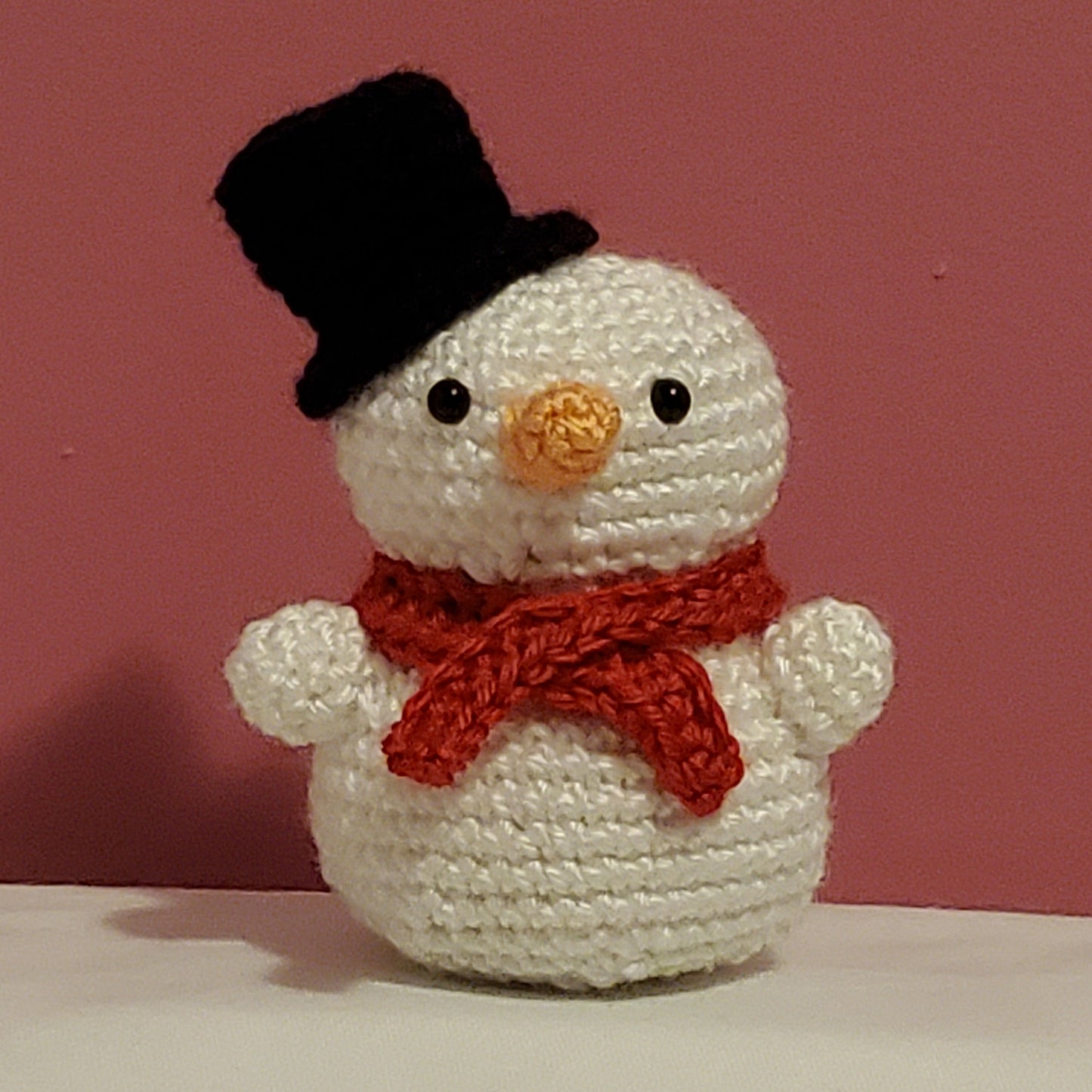 Handmade Snowman w/top hat (November/December)