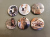 1.5” Round Custom Photo Magnet – Your Memories, Miniaturized with Style! - Set of 6, 9 or 12