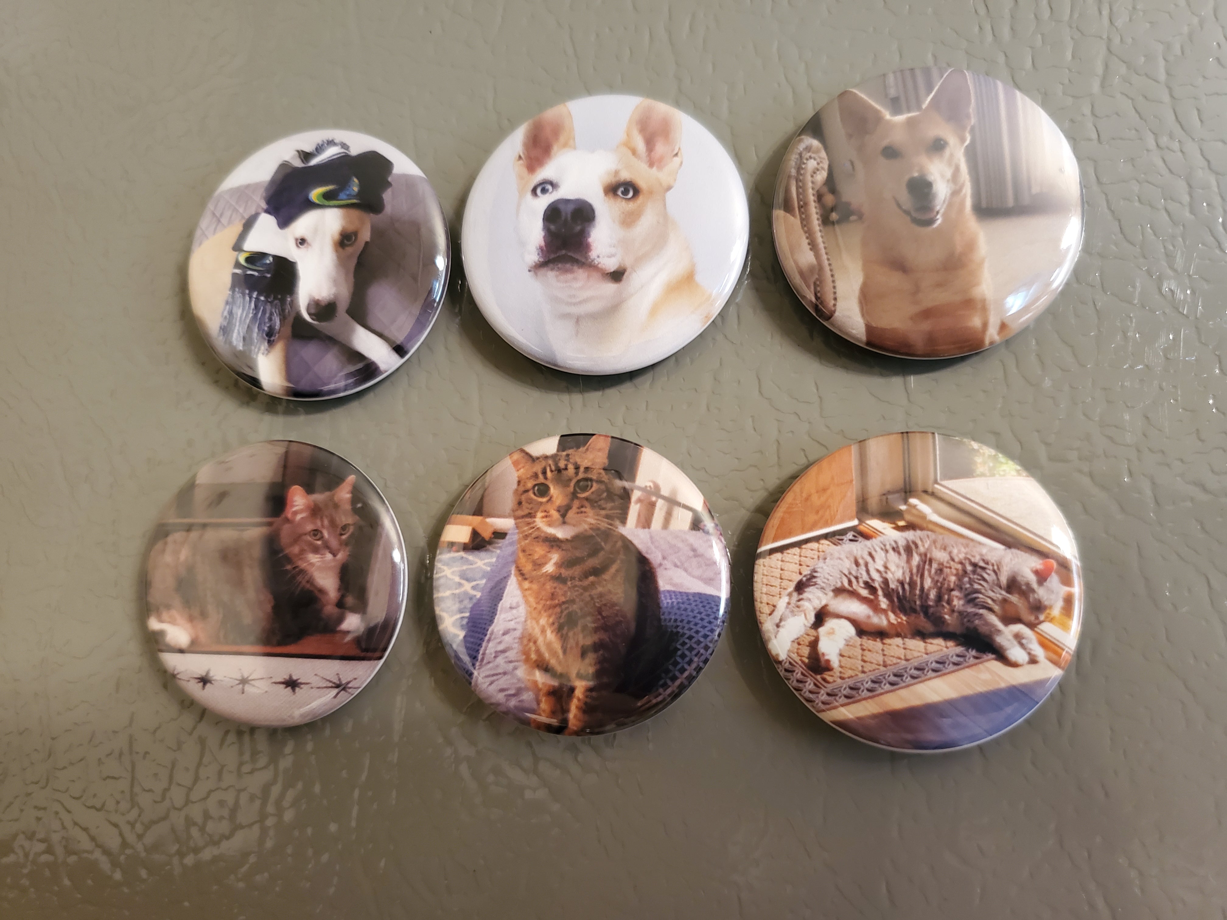 Custom 1.5” Round Custom Photo Magnet – Personalized Fridge Magnet with Your Picture | Small Memory Gift