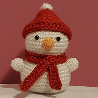 Handmade Snowman w/red hat (November/December)