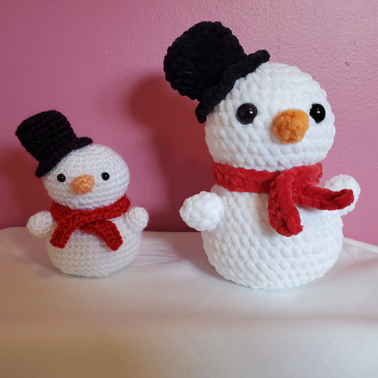 Handmade Snowman w/top hat (November/December)