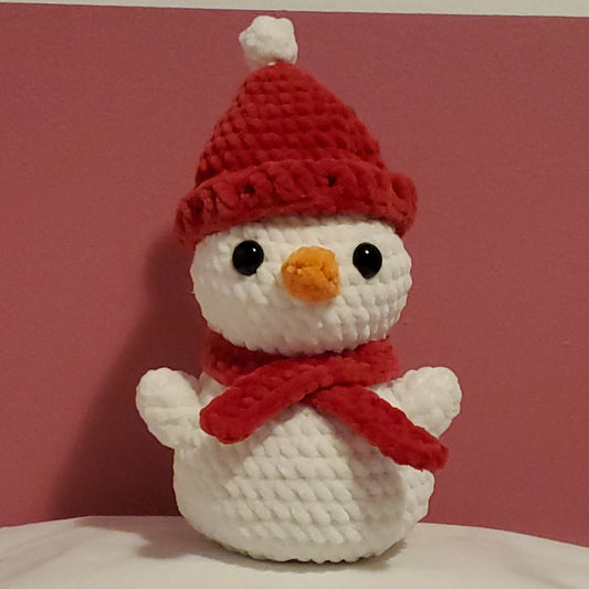 Handmade Snowman w/red hat (November/December)